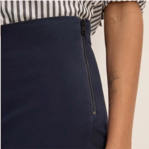 EVERLANE The Bi-Stretch Side Zip Work Pants Size 6 - Picture 3 of 9